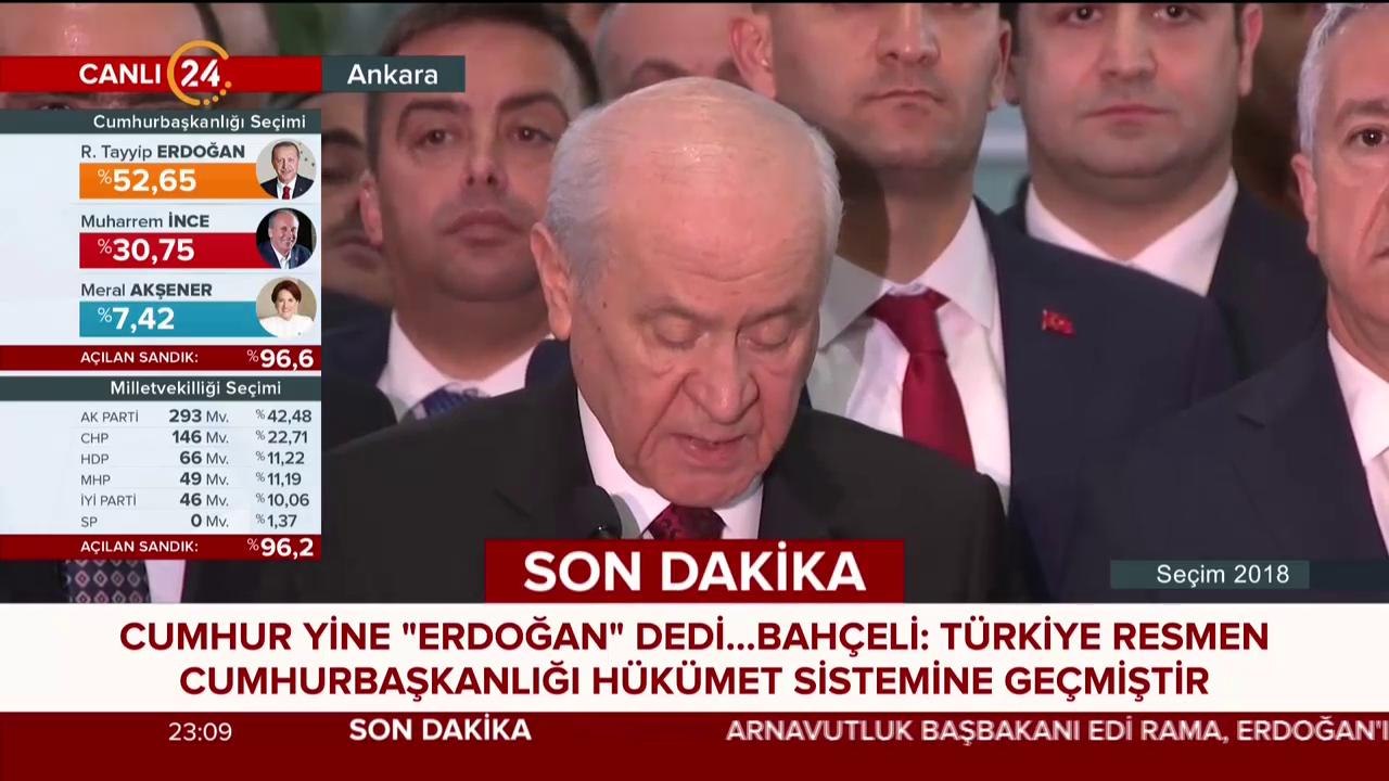 Türkiye'nin önü açılmıştır, Türkiye'nin önü aydınlanmıştır