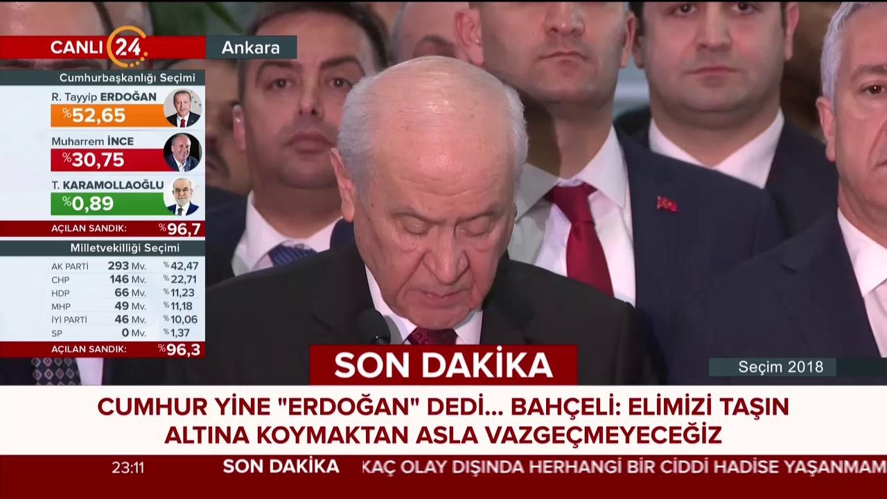 Devlet Bahçeli konuşuyor