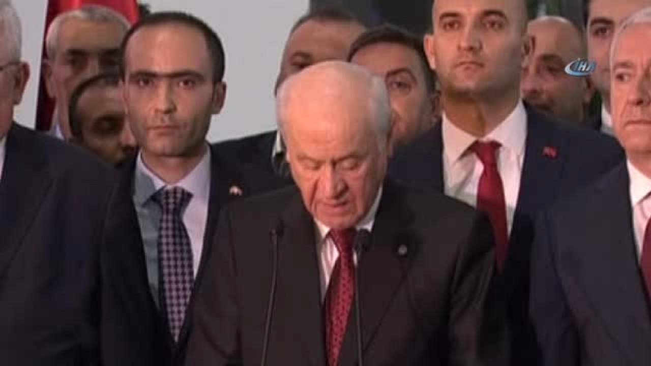 Ankara) MHP Lideri Bahçeli: "Cumhurbaşkanı Erdoğan'ı Canı Gönülden Tebrik Ederim"
