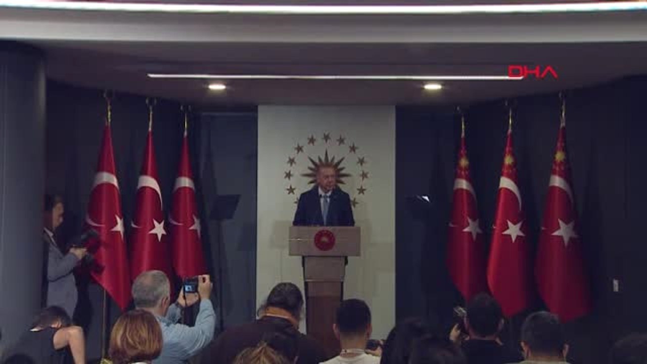 İstanbul Cumhurbaşkanı Erdoğan Huber Köşkün'nde Açıklama Yaptı 1
