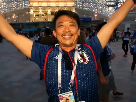 Fan Colour - Japan, Senegal fans upbeat after entertaining draw