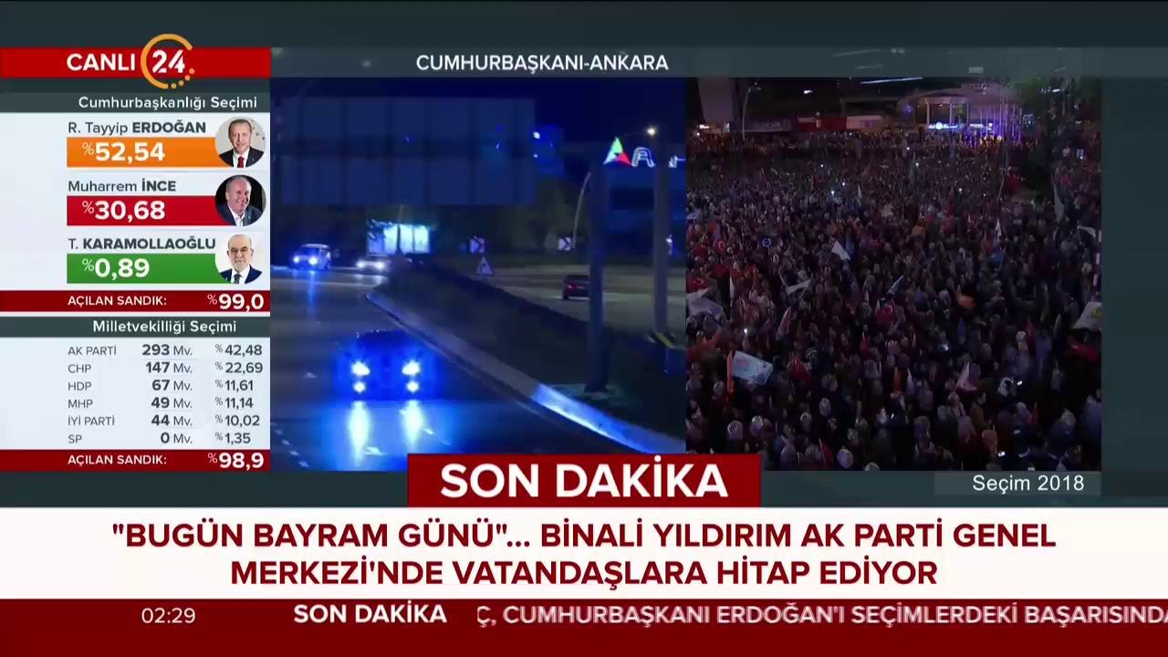 Balkon'da ilk konuşma