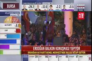 Cumhurbaşkanı Erdoğan balkon konuşması yapıyor