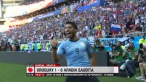 Uruguay Vs. Arabia Saudita  1-0 Resumen y goles (Mundial Rusia 2018) 20/06/2018