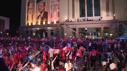Cumhurbaşkanı ve AK Parti Genel Başkanı Erdoğan, AK Parti Genel Merkezi'ne geldi - ANKARA