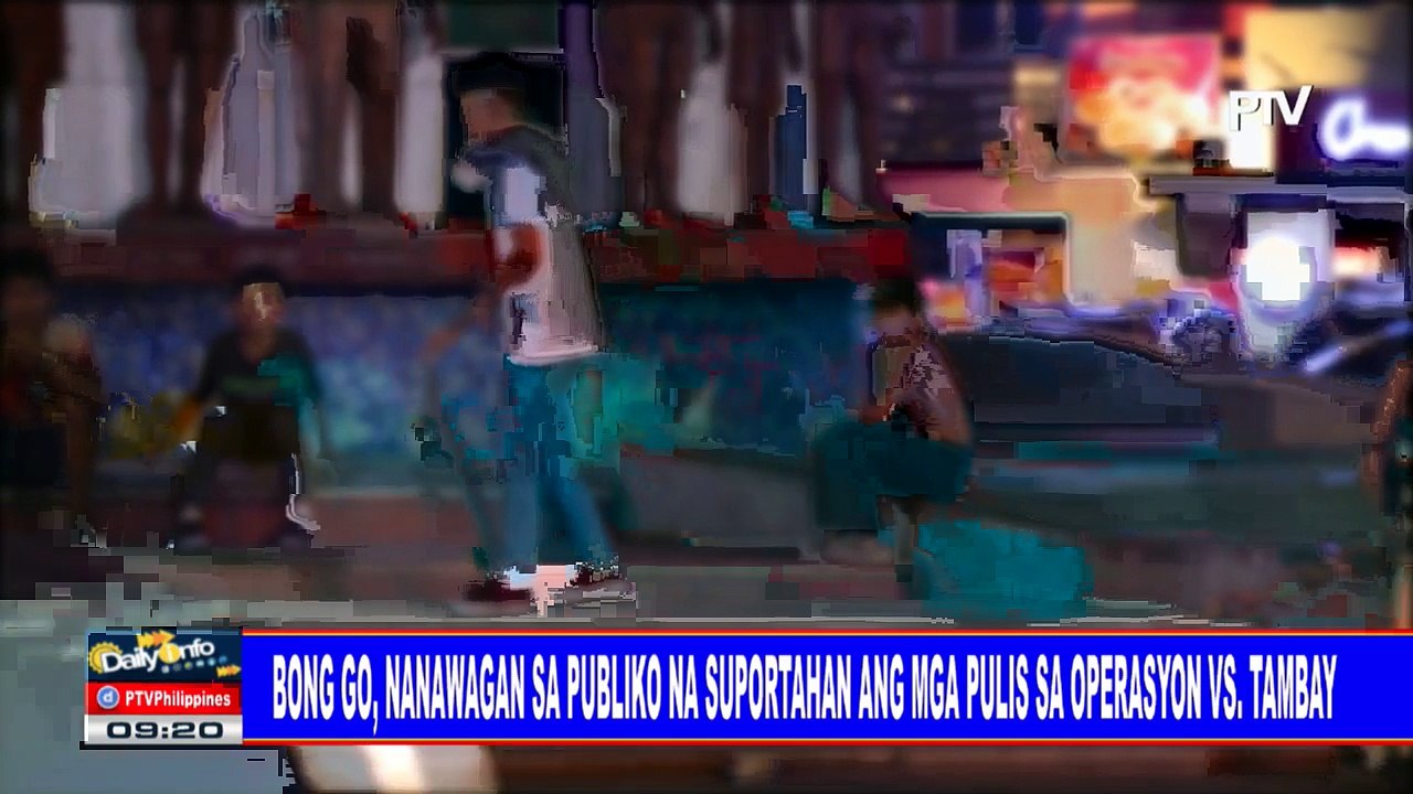 Bong Go, nanawagan sa publiko na suportahan ang mga pulis sa operasyon vs tambay