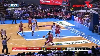 BRGY GINEBRA VS ALASKA  JUNE 24, 2018 3Q