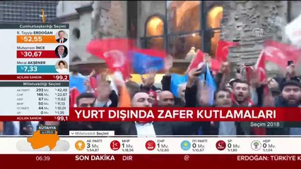 Kutlamalar sabaha kadar sürdü