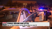 Women in Saudi Arabia finally hit the road as driving ban lifted