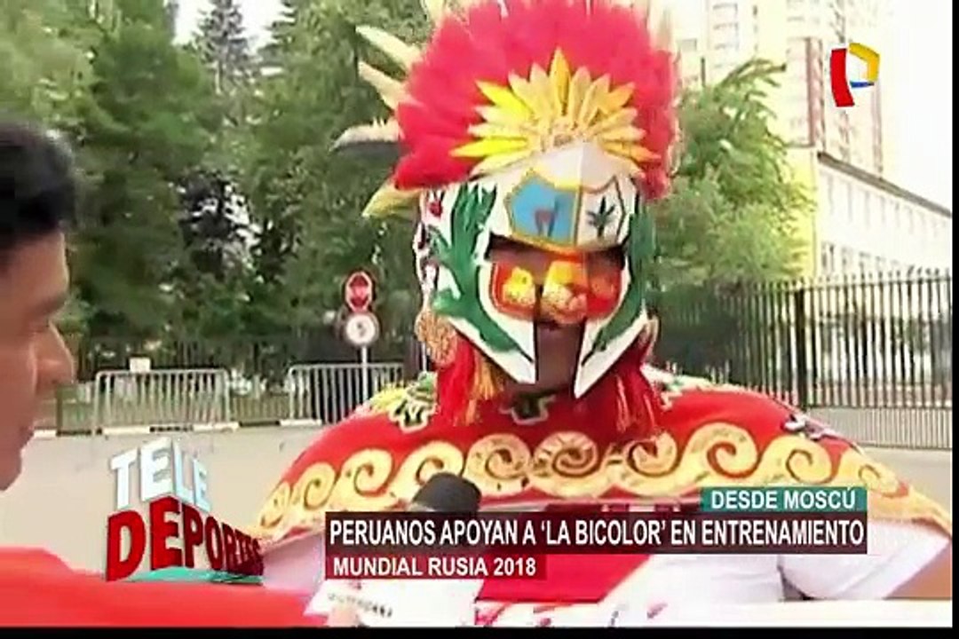 Peruanos apoyan a la bicolor en entrenamiento
