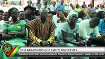 Video: President Akufo-Addo at the 2018 Graduation Ceremony of Ashesi University