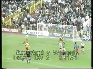Sunderland - Watford 02-11-1991 Division Two