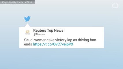 Saudi Women Take Victory Lap As Driving Ban Ends