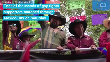 Mexico Pride March Shadowed By Upcoming Election