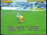 Bristol Rovers - Watford 16-11-1991 Division Two