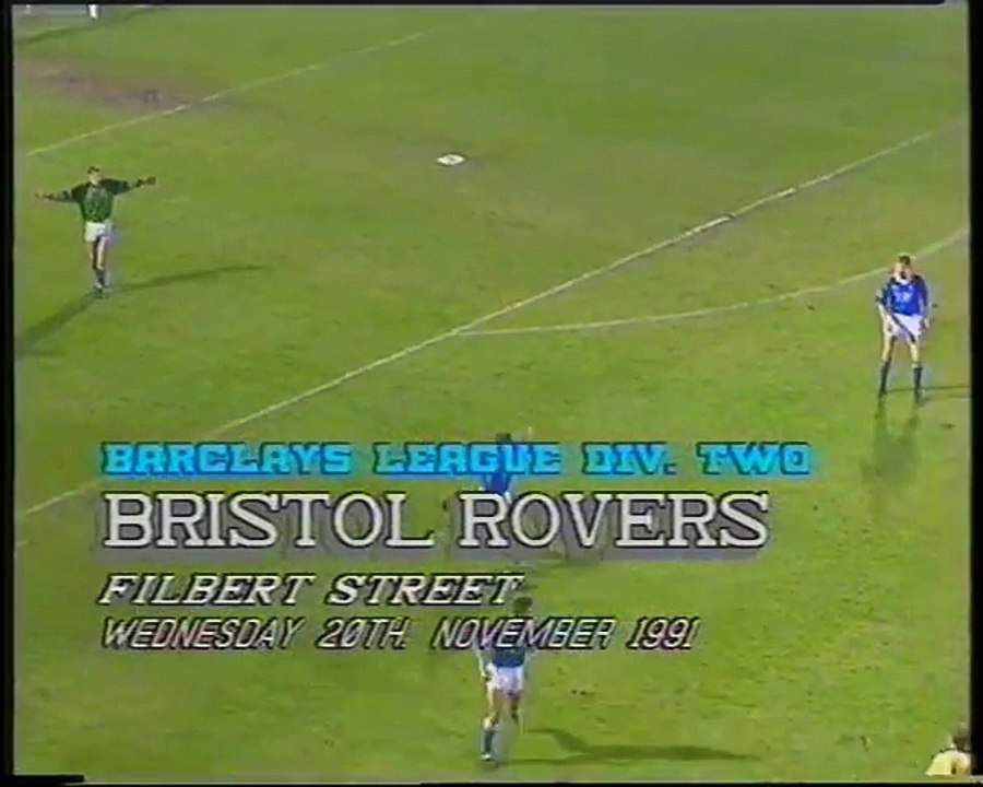 Leicester City - Bristol Rovers 20-11-1991 Division Two