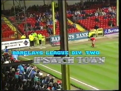 Swindon Town - Ipswich Town 20-12-1991 Division Two