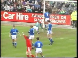 Swindon Town - Millwall 01-01-1992 Division Two