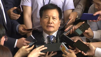 [현장영상] 이채필 前 장관 검찰 소환..."법과 원칙에 따라 일했다" / YTN