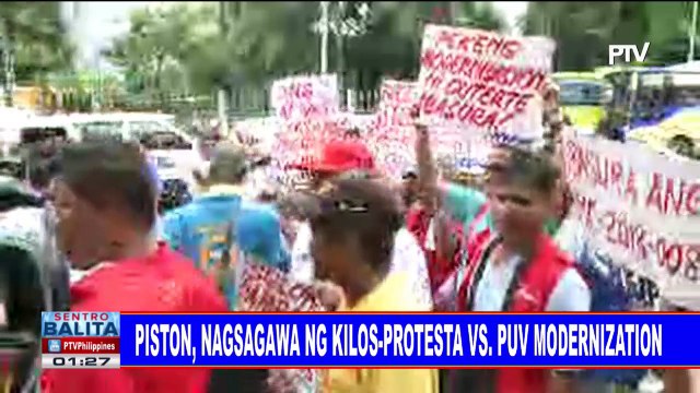 PISTON, nagsagawa ng kilos-protesta vs PUV modernization
