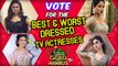 Hina Khan, Jennifer Winget | Vote For Best & Worst Dressed TV Actresses At Zee Gold Awards 2018