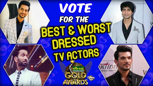 Harshad Chopda, Nakuul Mehta | Vote For Best & Worst Dressed TV Actors At Zee Gold Awards 2018,