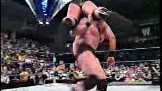 WWE- Brock lesnar Neary Kills A-Train