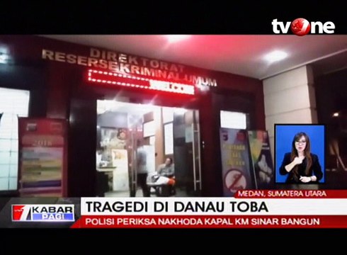 Nakhoda KM Sinar Bangun Ada Angin Kencang Sebelum Tenggelam