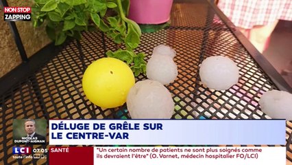 Var : Les images impressionnantes des orages de grêle (Vidéo)