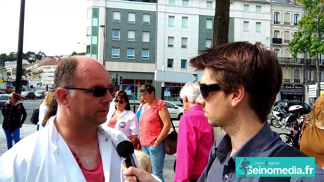 Les hospitaliers psychiatriques du Havre après la visite de Hervé Morin