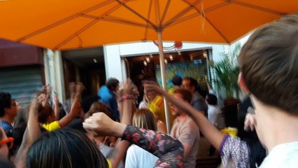 Les supporters colombiens à Paris - Foot - CM 2018