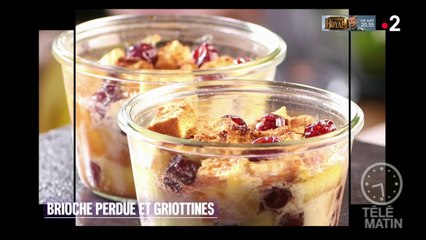 Gourmand - Brioche perdue et griottines