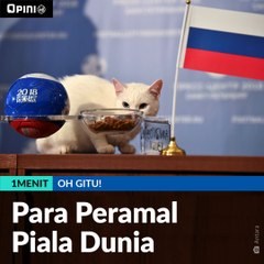 1MENIT | Para Peramal Piala Dunia