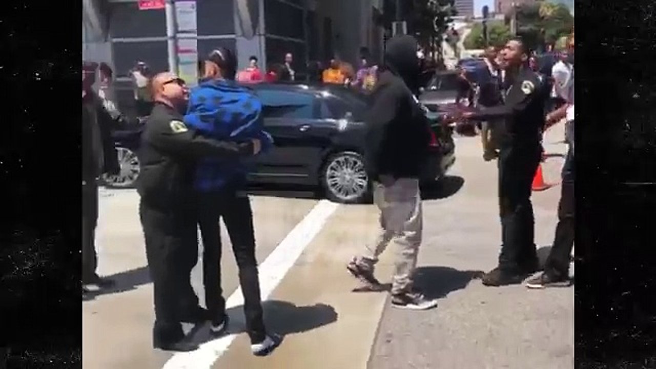 Nipsey Hussle Slaps Guy Outside BET Awards in Parking Dispute
