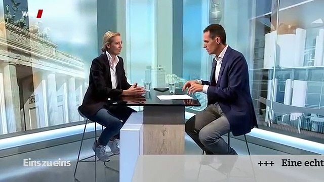 AfD - Dr. Alice Weidel wird immer mit denselben Fragen konfrontiert