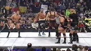 WWE Smackdown The Rock, Kane and Hulk Hogan vs nWo