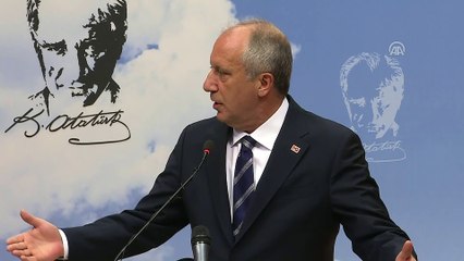 İnce: 'Sayın Erdoğan, artık hepimizin cumhurbaşkanı olun' - ANKARA