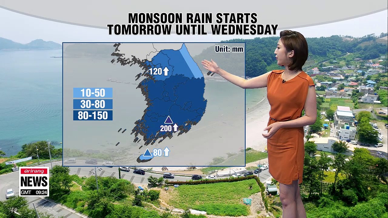 Monsoon rain pours, cools off the heat _ 062518