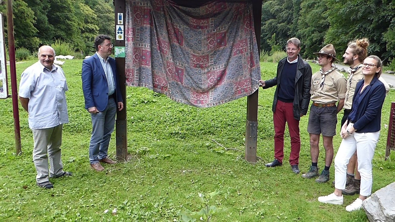 Inauguration d'une nouvelle promenade aux étangs de la Julienne