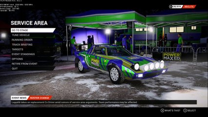 DiRT 4 Fly Cam Bastnas Skog Historic Intercontinental Series Varmland Sweden Ev4 St4