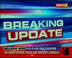 Encounter broke out between security forces and terrorists in Cheddar area in Jammu and Kashmir