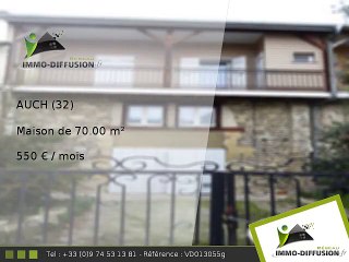 Maison 70.00m2 A louer sur Auch - 550 Euros/mois