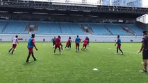 Último entrenamiento de Perú antes del partido ante Australia