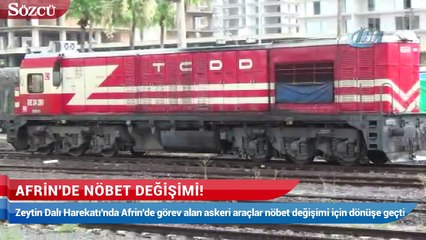 Afrin'de nöbet değişimi