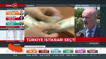 Erdoğan yeni sistemin ilk Cumhurbaşkanı