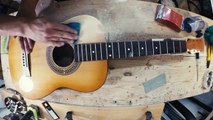 Guitar Restoration (Acoustic) - Start to Finish Timelapse
