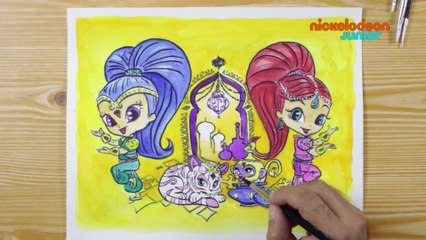 1, 2, 3… Coloriage ! | Boum Zahramay ! | NICKELODEON JUNIOR