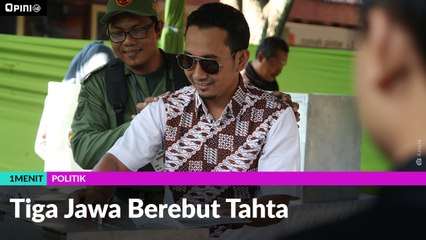 #1MENIT | Tiga Jawa Berebut Tahta