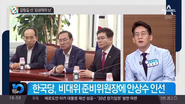 갈림길 선 ‘김성태의 난’