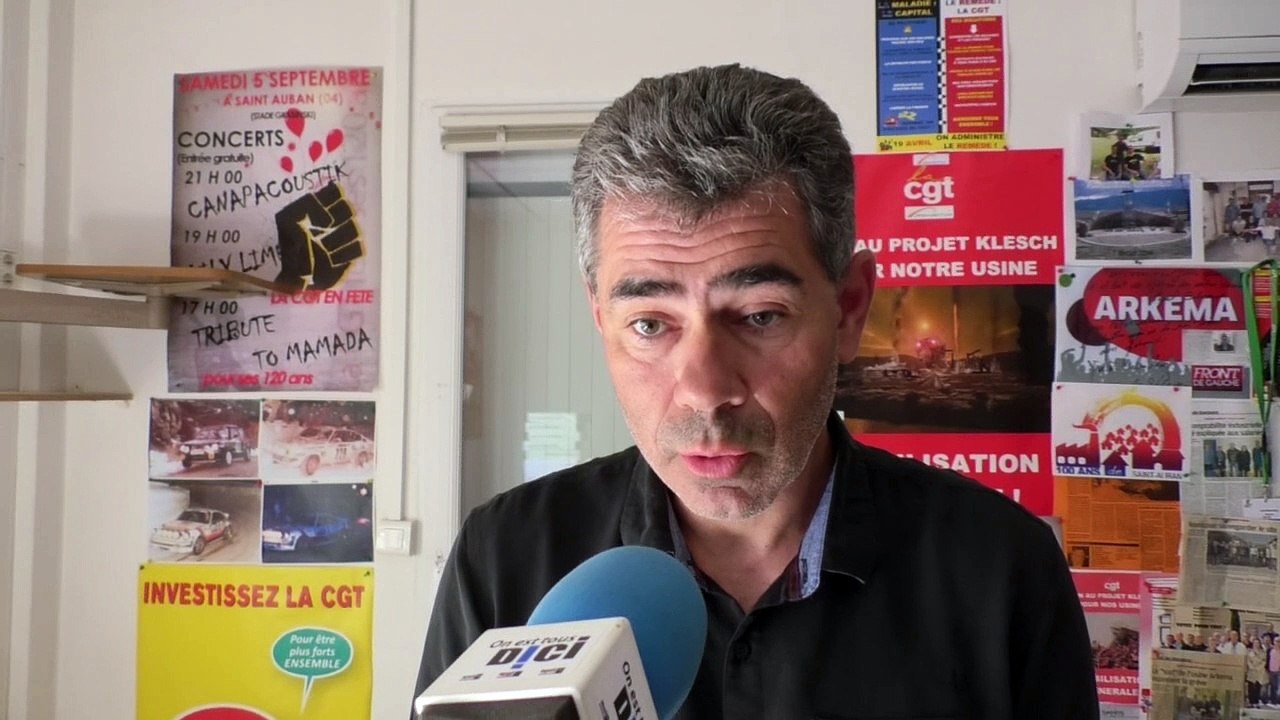 Alpes-de-Haute-Provence :  la situation ne s'améliore pas sur le site d'Arkema Saint Auban